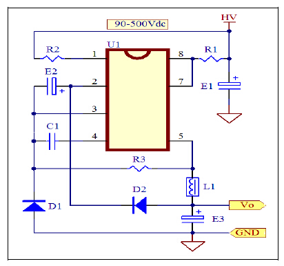 220v轉(zhuǎn)12v-220v轉(zhuǎn)5v電路圖-高耐壓IC，電源模塊